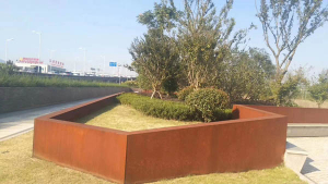 信宜耐候钢挡土墙